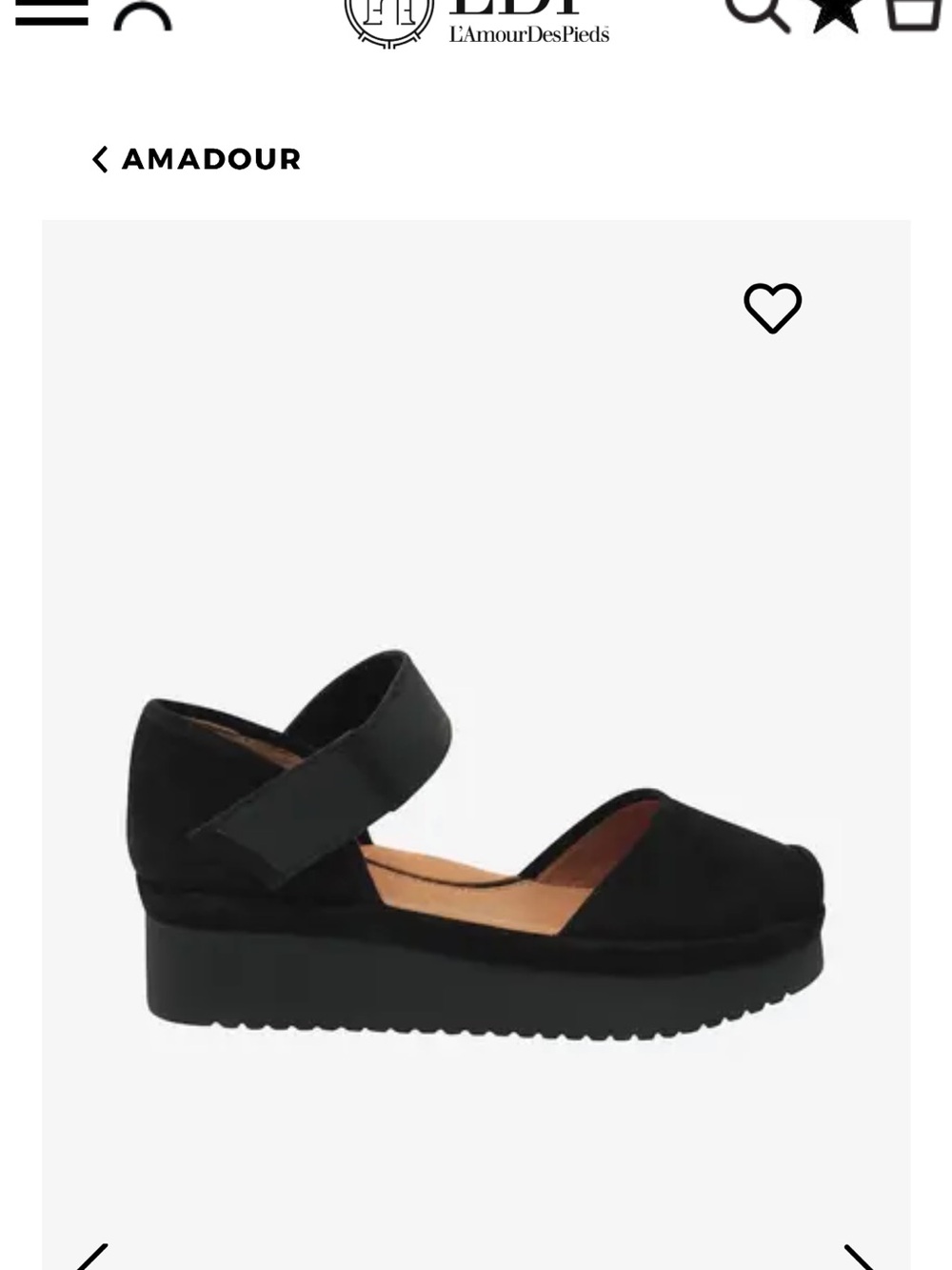 Amadour Black Platform Mary Jane Mule with Ankle Strap